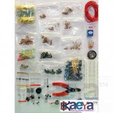 OkaeYa Alpha Shope Ultimate Electronics Kit DIY Components Resistors, Breadboard, Wires, Capacitors, Transistors